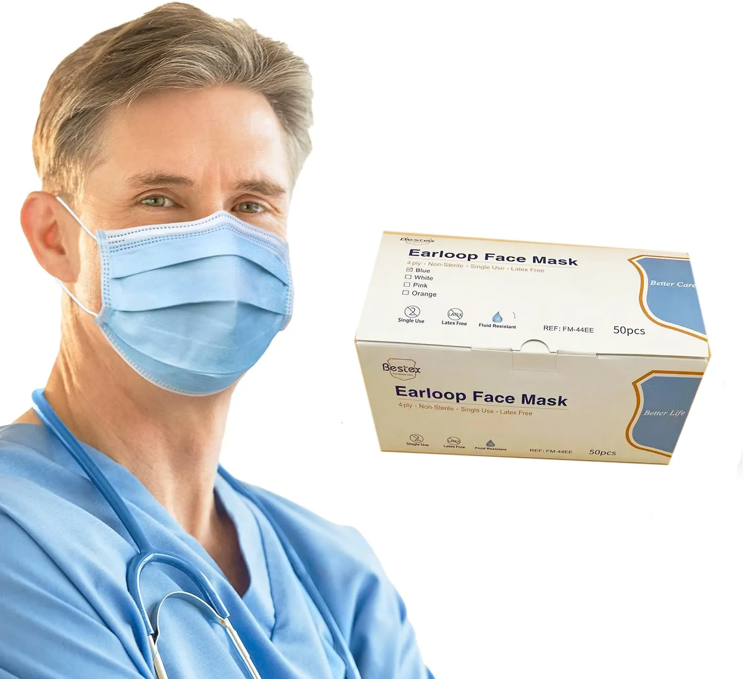 FFP2 Masks Custom Protective Surgical Mask Non-woven Facemask 3 Ply Level 3 Face masks Disposable