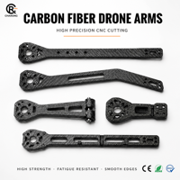 Plaque supérieure en fibre de carbone usinée CNC OEM, durable, légère, haute performance, pour montage FPV Pro / drone en fibre de carbone