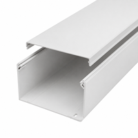 Goulotte de câblage en PVC grande taille, haute capacité, avec couvercle amovible