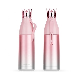 350ML Couronne Forme Vide Bouteille Thermique En Acier Inoxydable Bouteille D'eau Voyage Thermo Tasse Cadeau Créatif Tasse Pour Les Femmes Amateurs - Product Image 2