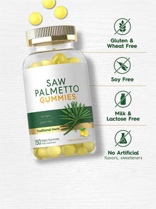 OEMはパルメットガミーを見ましたDHTブロッカーヘアグロースガムはパルメットファッジを見ました - Product Image 3