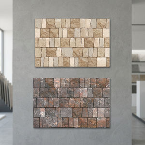 Dernières carreaux de céramique numériques en relief de Fosan Chine, design artistique, 300x450 mm, épaisseur 10 mm, profondeur 3 mm, finition satinée mate dure - Product Image 6