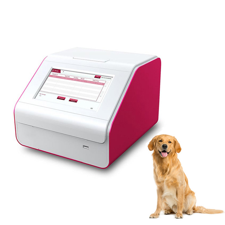 máquina de prueba de PCR veterinaria Máquina de PCR en tiempo real Máquina de prueba rápida de PCR Para perro gato mascota IVD Diagnóstico clínico