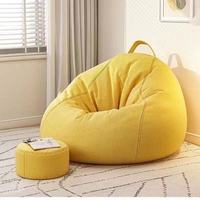Pouf pour l'extérieur Four Seasons Bean Bag Indoor Water Drop Beanbag Lazy Sofa Living Room Waterproof Bean Bag Cover