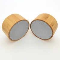 Vente chaude A10 Bambou Sans Fil Bluetooth Haut-Parleur Portable Mini Audio Subwoofer Titulaire De La Carte Extérieure USB Gadgets Promotionnel