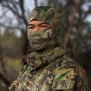 Cache-cou de camouflage intégral pour wargame, cyclisme, sports de plein air, en polyester à séchage rapide, unisexe, vente en gros - Product Image 4