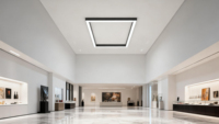 Luminaria Lineal LED de Aluminio SR Lighting SR G2 IP20 para Interiores, Colgante, Empotrada, Ra80, para Centros Comerciales, 3CCT, 3 Años de Garantía