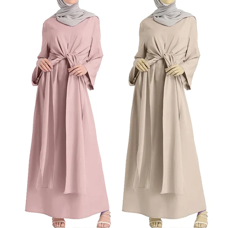 Vestido largo de Malasia Ramadán para mujer, Túnica elegante de Dubai, caftán musulmán abaya, 2023