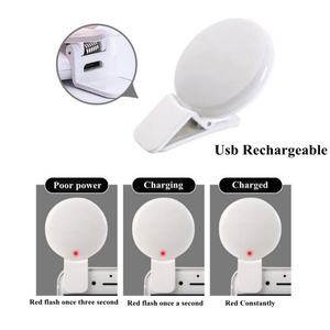 Portable Rechargeable USB Camera Clip Photography Video Mobile Phone LED Selfie Phone Ring Light with logo Custom - Product Image 6