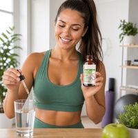 Gouttes de Garcinia Cambogia Marque Blanche Végétaliennes Sans Sucre pour la Suppression de l'Appétit et l'Amélioration du Métabolisme