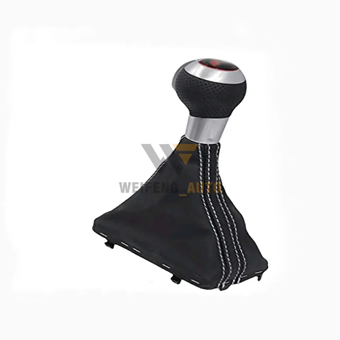 Auto-Schaltknopf-Lever-Schaltknopf für Audi Autoteile Q7 Q5 A3 A4 A5 A6 A7 Schaltknopf Handball-Schaltknopf aus perforatem Leder