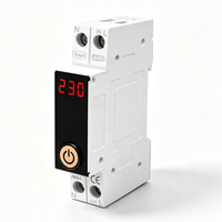 Disjoncteur intelligent en plastique pour rail DIN, interrupteur intelligent WiFi Tuya