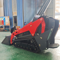 Minipala Gommata V1000 con Cingoli Triangolari Allargati, Motore Diesel da 25 CV, Potenza Affidabile, Macchinario per Costruzioni Forestali