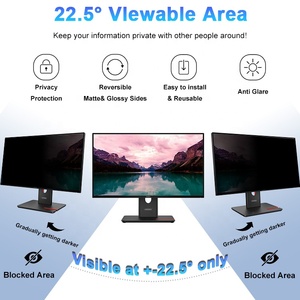 Filtro Privacy Rimovibile a 2 Vie Anti-Spionaggio e Anti-Luce Blu per <span class=keywords><strong>Monitor</strong></span> <span class=keywords><strong>Lenovo</strong></span> 23.8 Pollici 16:9 Widescreen - Product Image 3