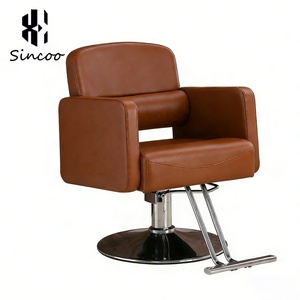 Meilleure vente <span class=keywords><strong>orange</strong></span> noir professionnel vintage pompe hydraulique salon de coiffure <span class=keywords><strong>chaise</strong></span> de salon de coiffure pour hommes - Product Image 6