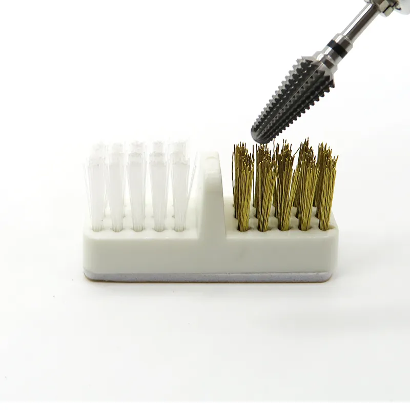 Vente en gros, brosse à poussière de nettoyage en métal, autres outils pour ongles Oem, forets à ongles de haute qualité, brosse de nettoyage