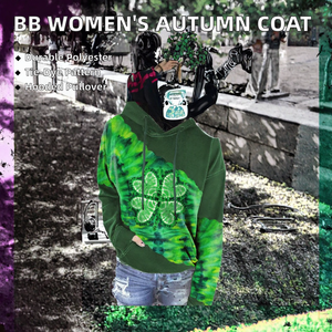 BA-WH-72 Veste d'extérieur tricotée à capuche pour femme, style européen et américain, anti-boulochage, teinte par nouage, 100 % polyester, collection Brandour Apparels - Product Image 2