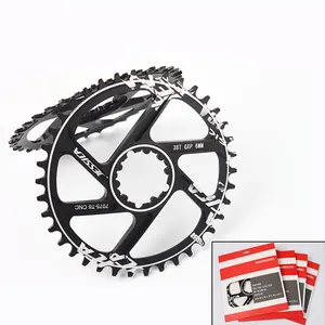 원래 공장 32/34/36/38T GXP 좁은 넓은 6mm 오프셋 단일 자전거 Chainwheel MTB 자전거 체인 링