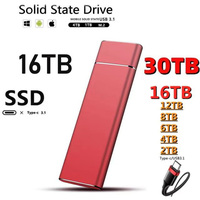 128GB 256GB 512GB 1TB 2TB 4TB Mini Usb3.1 Tipo-c Disco duro externo Ssd Unidad flash USB Unidad de disco duro portátil al por mayor