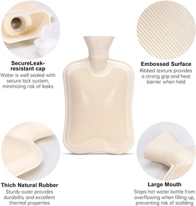 Tái Sử Dụng 2 Lít Chai Nước Nóng Với Dệt Kim Bìa Cho Chuột rút Kinh Nguyệt Túi Nước Nóng Chai - Product Image 2
