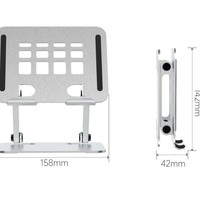 Support universel portable en métal pour tablette, support de bureau antidérapant en alliage d'aluminium pour iPad et téléphone jusqu'à 12,9 pouces, offre spéciale