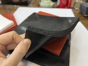 クローズドセルシリコンラバーブラックホワイトレッドグレースポンジ衝撃吸収バッファー耐火フォーム - Product Image 6