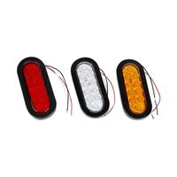 Feu de position latéral ovale à 10 LED, 12/24V, étanche, pour camion et remorque, pièce de rechange