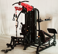 Équipement de musculation, machines à sélection de poids par broche, entraîneur multifonctionnel à 5 stations, machine commerciale