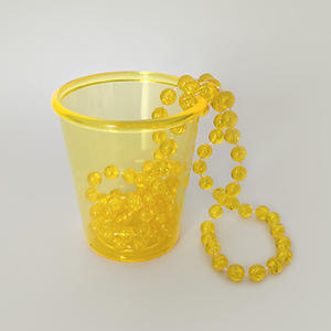 Kaynak üreticisi lisans balo parti boncuk zincir fincan gelin olmak seksi fincan plastik şarap bardağı - Product Image 6