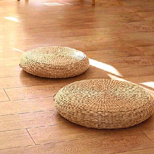 Handmade Natural Water Hyacinth Cushion <b>Pad</b> Woven <b>Chair</b> Seat Cushion for Home Restaurant Hotel Wholesale Vietnam - Product Image 1