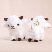 Porte-clés en peluche personnalisé en forme de mouton, porte-clés en peluche d'animal personnalisé, porte-clés en peluche de haute qualité, personnalisé