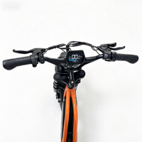 Vélo électrique 7 vitesses, freins à disque mécaniques, pneus 16 pouces, phares avant, suspension avant, 60 km d'autonomie, batteries lithium 48V 500W