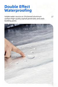 Bande de butyl autocollante étanche enroulée pour la <span class=keywords><strong>réparation</strong></span> des fissures des toitures d'ateliers en acier coloré, épaissie, anti-humidité, garantie 1 an - Product Image 4