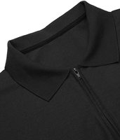 T-shirt polo uni ajusté à manches courtes et fermeture éclair Camisa Kaos Polos camisetas Polo de golf personnalisé