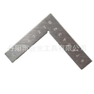 Règle triangulaire en acier inoxydable de 87,5 mm pour le marquage et le positionnement dans le travail du bois - Product Image 3