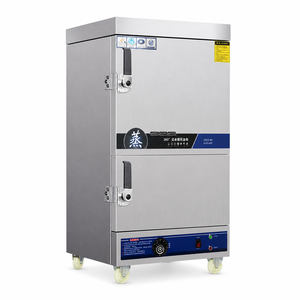 Cuisinière à vapeur électrique professionnelle à 8 plateaux, 9 kW, 220 V, 380 V, pour restaurant, hôtel, boulangerie, traiteur, cuisine - Product Image 1