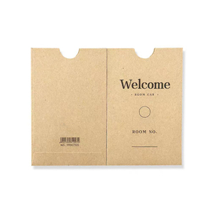 Tarjetero de hotel personalizado al por <span class=keywords><strong>mayor</strong></span>, fundas magnéticas para tarjetas/sobres, caja de cartón con impresión Offset - Product Image 3