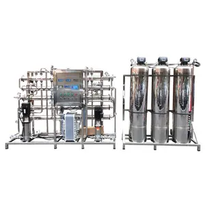 1000LPH anion and cation resin ion exchange mixed bed water deionizer distilled ultrapure water machine for industry