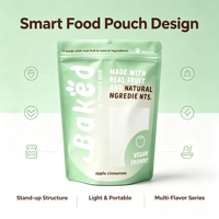 Sachet Doypack Personnalisé Imprimé avec Trou de Suspension, Sac d'Emballage Alimentaire Refermable à Fermeture Éclair, Sachet Mat pour Friandises pour Animaux et Aliments Secs