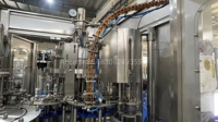 Machine de remplissage automatique de boissons gazeuses 3 en 1 : Rinseuse, remplisseuse et boucheuse