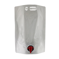Sac aseptique de qualité alimentaire en aluminium avec valve papillon pour l'emballage liquide de vin, de bière et de jus