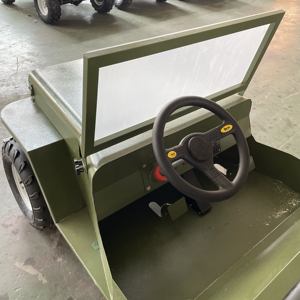 QIQU Vehículo Todoterreno de 2 Plazas con Tracción por Eje, Coche para Zonas Turísticas, Mini Jeep Willys Eléctrico Comercial - Product Image 3