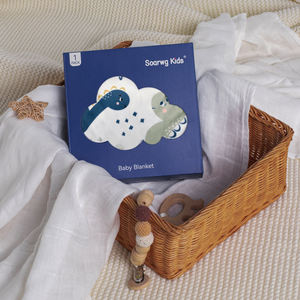 Couvertures de bébé en peluche douce et soyeuse pour filles avec motif animal imprimé et points surélevés apaisants, jetés de <span class=keywords><strong>lit</strong></span> double couche - Product Image 6