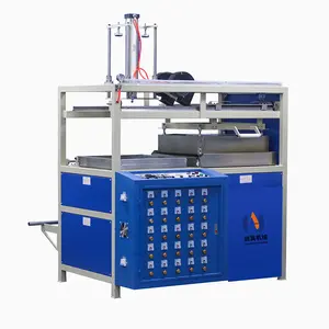 Semi Automatic Small Plastic Thermoforming Machine Plastic Vacuum Forming Machines Tray Form Machine Food Containers