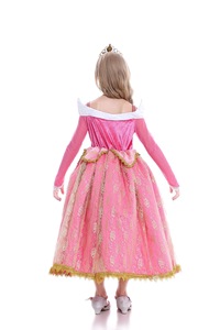 Abito da principessa per la bella addormentata Aurora ispirato a TV e <span class=keywords><strong>film</strong></span> per festa di compleanno di carnevale per ragazze-materiale in poliestere - Product Image 5