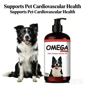 Suplementos de Aceite de Salmón Puro <span class=keywords><strong>para</strong></span> Mascotas al por Mayor OEM/ODM, Aceite de Salmón Silvestre de Alaska, Apoyo Inmunológico, <span class=keywords><strong>para</strong></span> la Piel <span class=keywords><strong>y</strong></span> un Pelaje Brillante con Omega-3 - Product Image 3