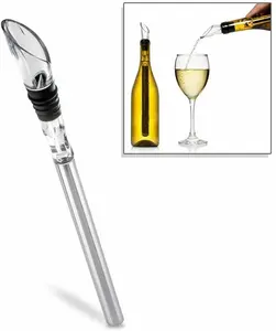 OUYADA Factory Direct Custom Color Stainless Steel Wine Chiller Stick Bottle Cooler Stick for Party