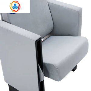 Silla Moderna de Alta Gama Personalizada de Madera y Tela Multiusos para Escuela, Teatro, Iglesia, Cine con Tablero de Escritura - Product Image 5