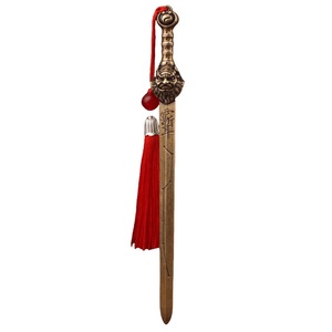 Épée à sept étoiles Zhong Kui en laiton, instrument rituel taoïste, ornement suspendu, décoration traditionnelle pour la maison - Product Image 5