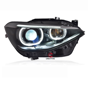 Faro Anteriore Styling per <span class=keywords><strong>BMW</strong></span> <span class=keywords><strong>F20</strong></span> 2012 2013 2014 2015 116i 118i 120i Design con Luce di Marcia Diurna DRL e Indicatore di Direzione per Auto - Product Image 3